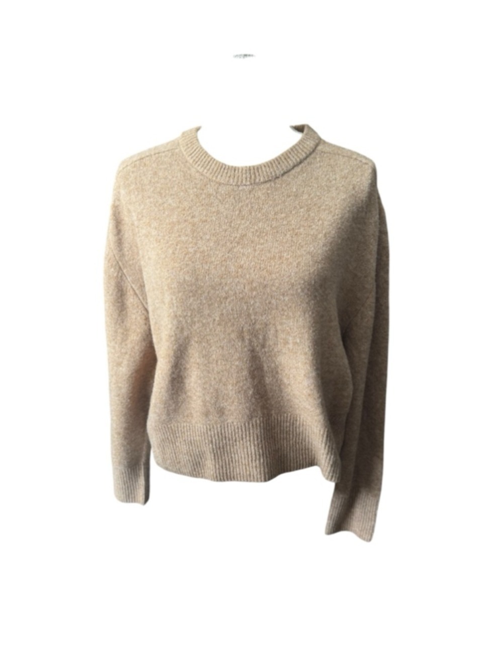Women's Universal Thread Beige Crew Neck Sweater M